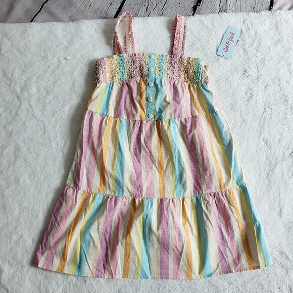 Cat & Jack Dress, Girls' Sleeveless Short Woven Dress, 3KIDX-K - Picture 2 of 4